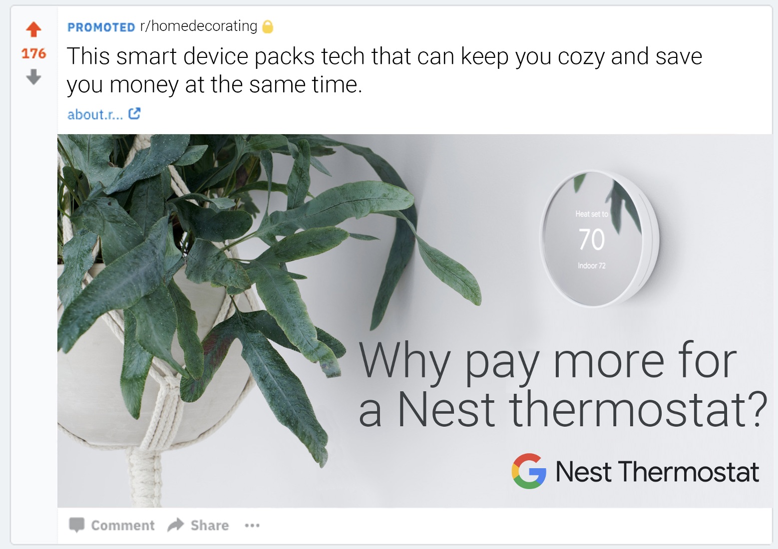 Reddit ad